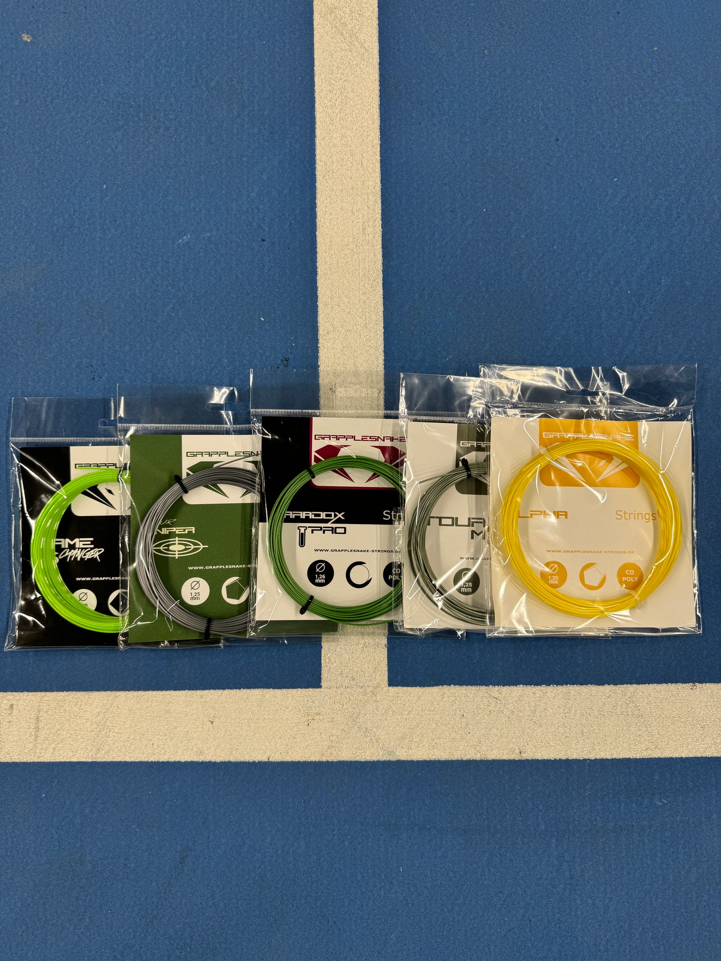 A Grapplesnake starter tennisstring set