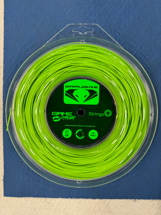 A Grapplesnake Game Changer tennisstring reel